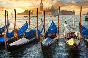 Venice-Gondolas-