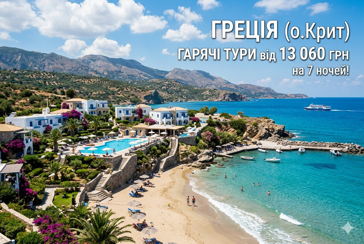 Гарячі тури на о.Крит